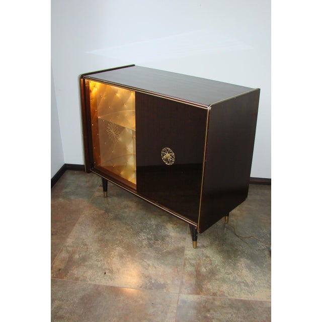 Vintage Cabinet with Record Player and Bar, 1960s For Sale - Image 4 of 12