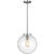 Transitional Thomas O'Brien By Visual Comfort Studio Kate 1-Light Sphere Pendant in Brushed Nickel For Sale - Image 3 of 3