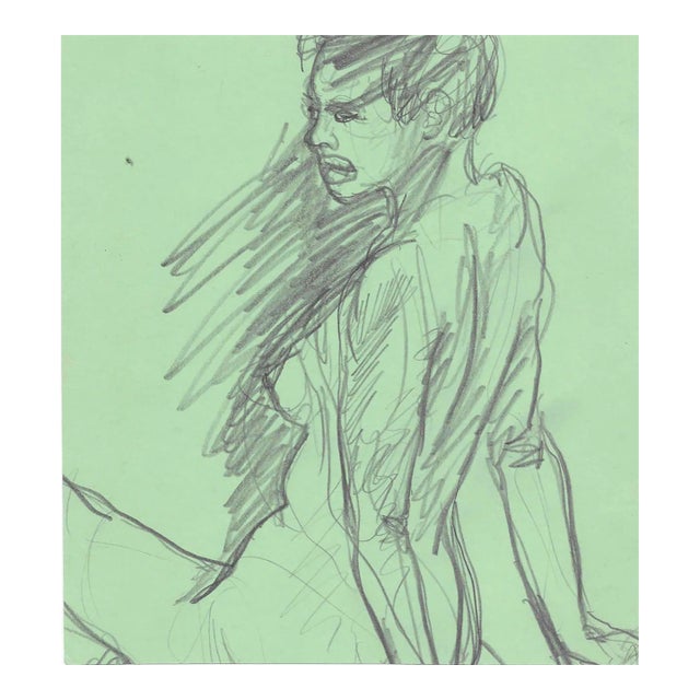 1970s Reclined Female Nude by James Bone For Sale