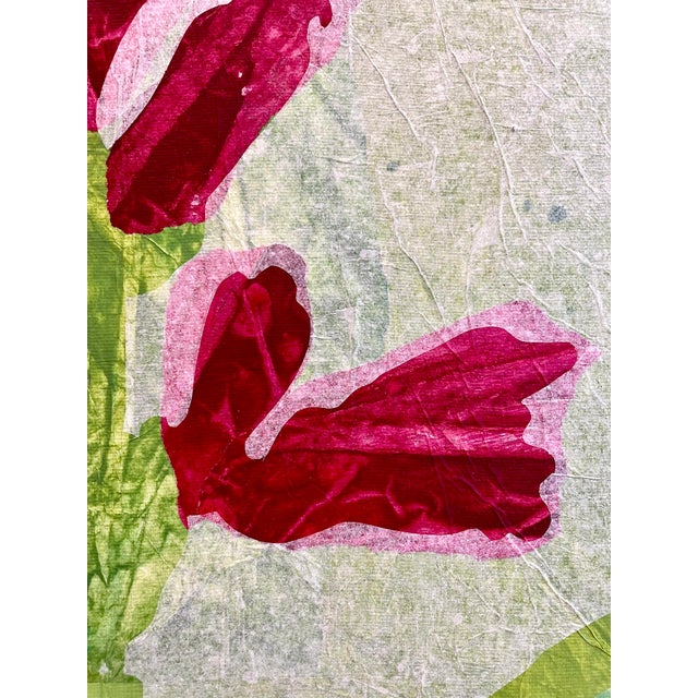 Maria Donata Papadia, Cestrum, Mixed Media Paper Collage For Sale - Image 4 of 11