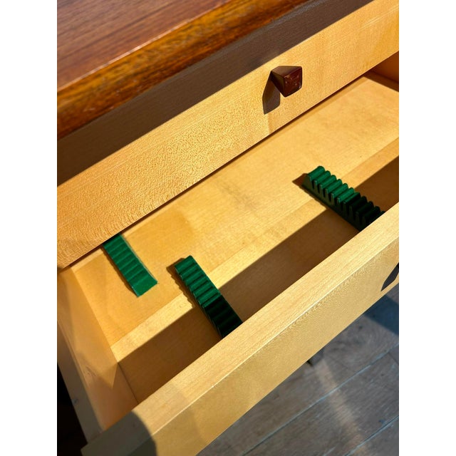 1970s Vintage Teak Marquetry Sideboard, 1960s For Sale - Image 5 of 11