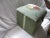 Traditional 1960s Vintage Needlepoint Green Velvet Storage Footstool For Sale - Image 3 of 12