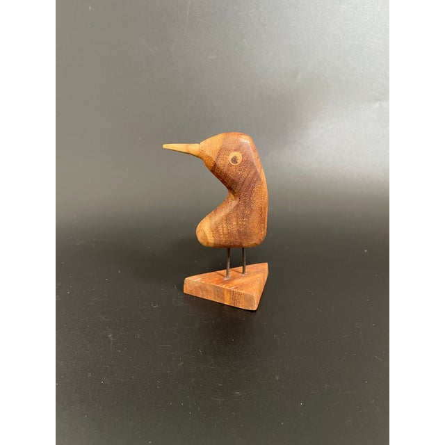 Mid-Century Modern Mid Century Modern Teak Wood Bird For Sale - Image 3 of 12