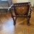 Late 19th Century Pair (2) Carved Oak Lion Heads Twisted Legs Modern Upholstery English Jacobean Revival Side Chairs For Sale - Image 12 of 12