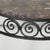 Art Deco Demilune Wrought-Iron Spiral & Noir St Laurent Marble Console Table For Sale - Image 9 of 17