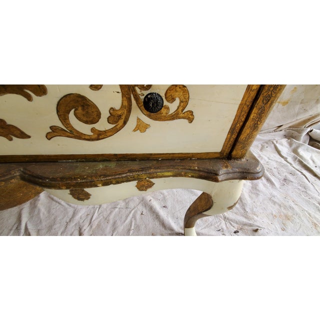 1920s Florentine 2 Drawer Chest For Sale - Image 9 of 10