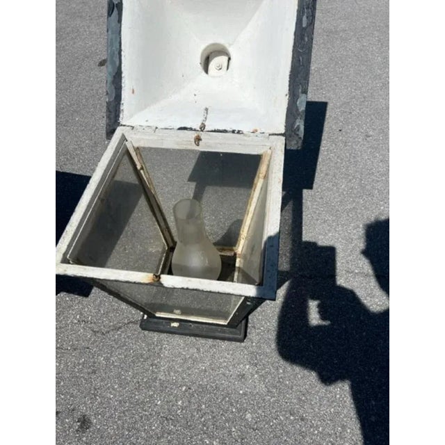 Late 19th Century Antique Pair of 19th-Century Lanterns For Sale - Image 5 of 7