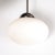 Modernist Hand-Blown Murano Frosted Globe Pendant Chandelier W/ Chrome Fittings For Sale - Image 4 of 14