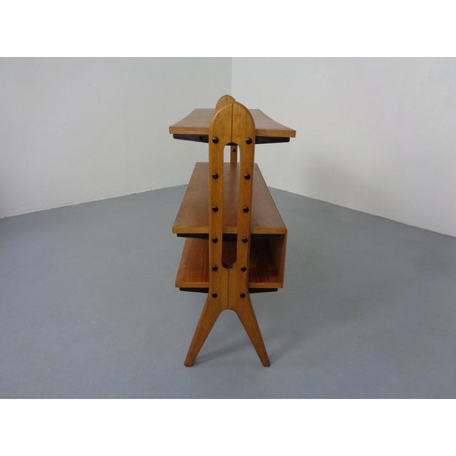 Mid-Century Organic Teak Bookcase by Karl Nothhelfer, 1950s For Sale - Image 11 of 18