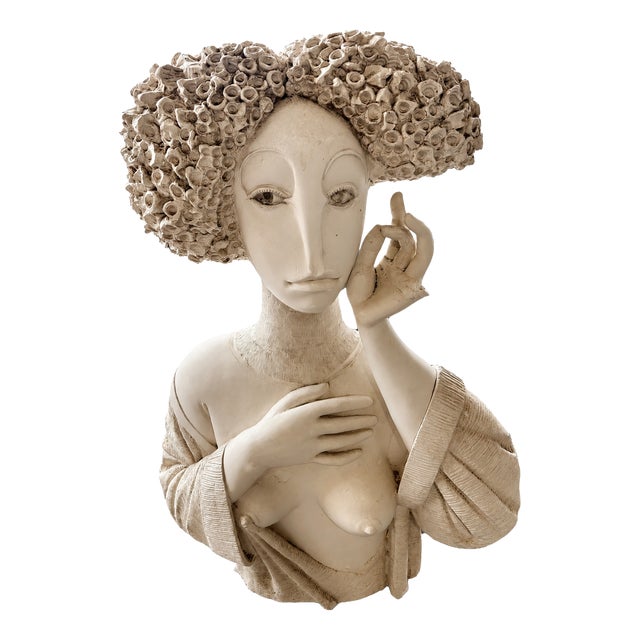 Plaster Sculpture in the style of Pablo Gargallo, 1970s For Sale