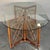 Chinese Chippendale Style Bamboo Dining Table With Oval Glass Top For Sale In Miami - Image 6 of 11