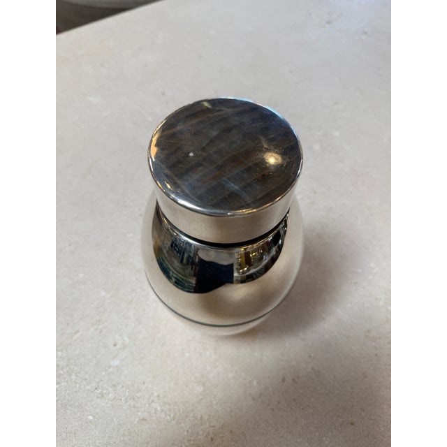 Modern Vintage Chrome Ice Bucket With Lid For Sale - Image 3 of 7