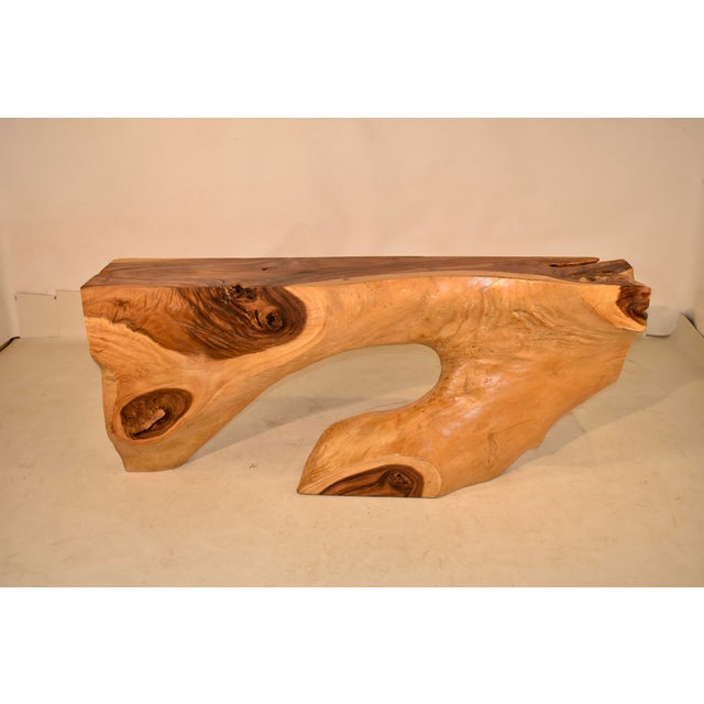 Wood Raintree Wood Console or Entry Table For Sale - Image 7 of 13