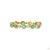 2.51 Carat Round Brilliant Cut Diamond Emerald Gold Bracelet For Sale - Image 4 of 9