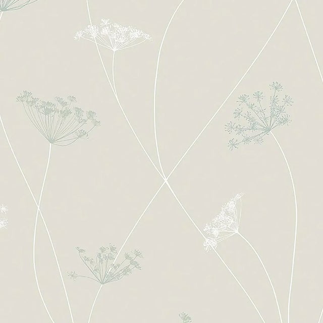 Sample - Borastapeter Queen Anne Wallpaper in Stone For Sale