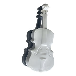 1900s Victorian Glazed Porcelain Violin Shape Trinket Box For Sale
