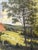 1960s Red Barn in Summer by Bertram George Breustle For Sale - Image 4 of 10
