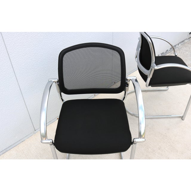 Modern Minimalist Topstar Open 30 Stacking Guest Chairs Made in Germany - A Pair For Sale - Image 13 of 18