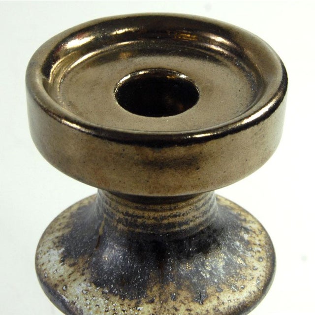German Ceramic Candleholder by Cari Zalloni for Steuler, 1960s For Sale - Image 4 of 10