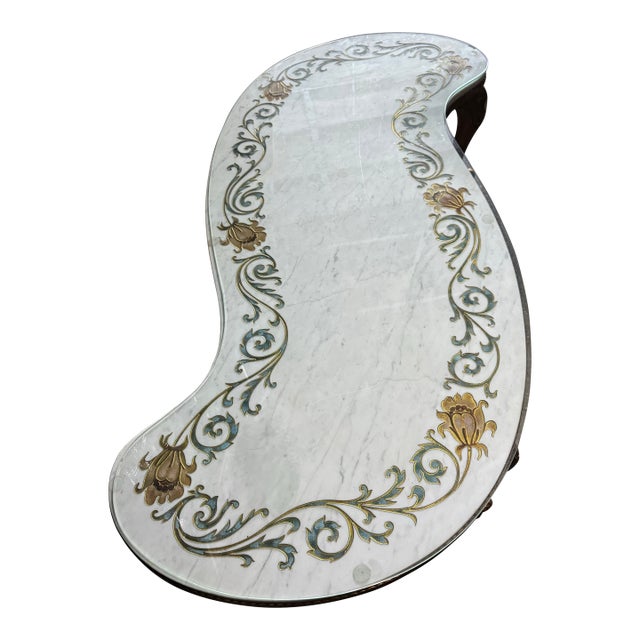 1960s Mid Century Marble Coffee Table For Sale