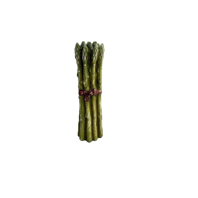 Vintage Italian Terracotta Vegetable Sculpture Asparagus Trompe l'Oeil Kitchen Decor For Sale - Image 9 of 9