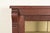 Wood Antique American Empire Carved Walnut Bookcase Cabinet, Circa 1900 For Sale - Image 7 of 12