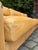 Wood Three-Seater Sofa in Yellow Genuine Leather and Wood by Rolf Benz For Sale - Image 7 of 11