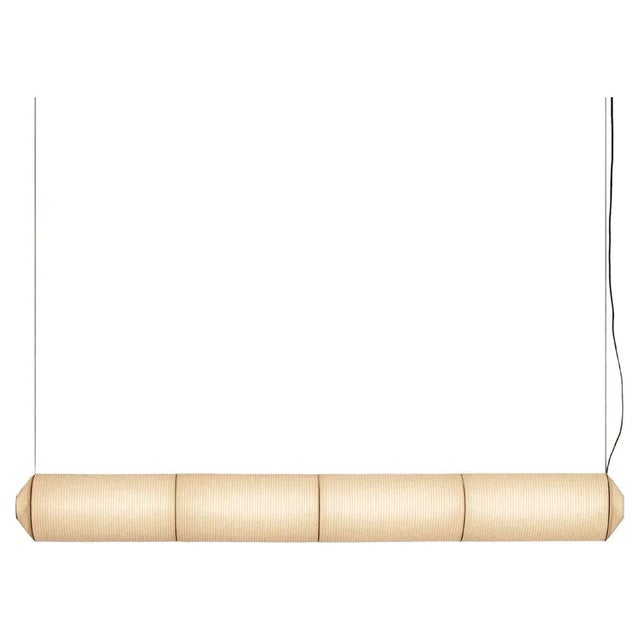 Beige Tekiò Horizontal P4 Pendant Lamp by Anthony Dickens For Sale - Image 8 of 8