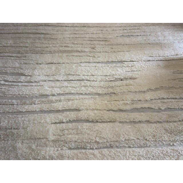 Rh Eli Wool Rug – 12' × 15' Natural | Hand-Knotted New Zealand Wool | Moroccan-Inspired Contemporary Design For Sale - Image 18 of 18