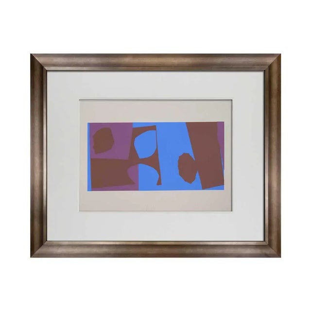 Modern Josef Albers Original Silkscreen 1963 [XVIII-6b] Limited Ed. W/Archival Frame For Sale In Atlanta - Image 6 of 6