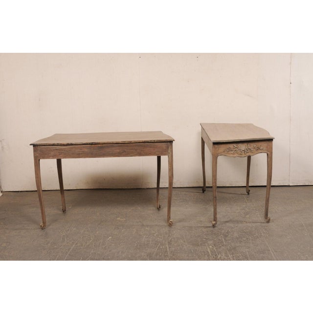 Wood Elegant Pair 19th Century French Console Tables For Sale - Image 7 of 12
