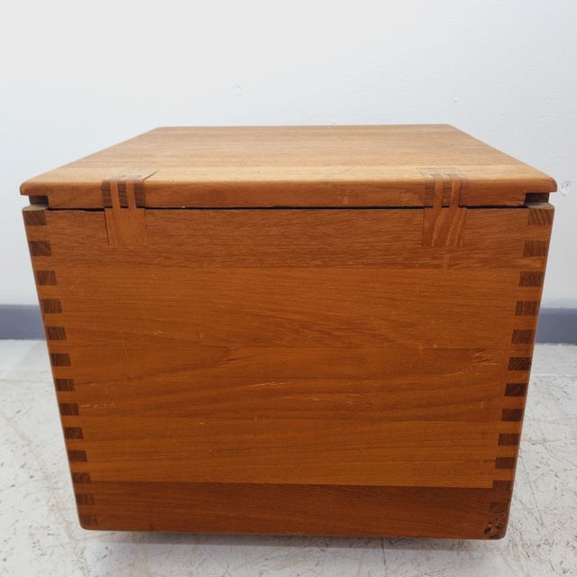 Danish Teak Side Table and Storage Box from Salin Mobler, 1960s For Sale - Image 17 of 18