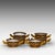 Gold Barocco Ikarus Dinnerware Set by Gianni Versace for Rosenthal, 1990s, Set of 70 For Sale - Image 8 of 18
