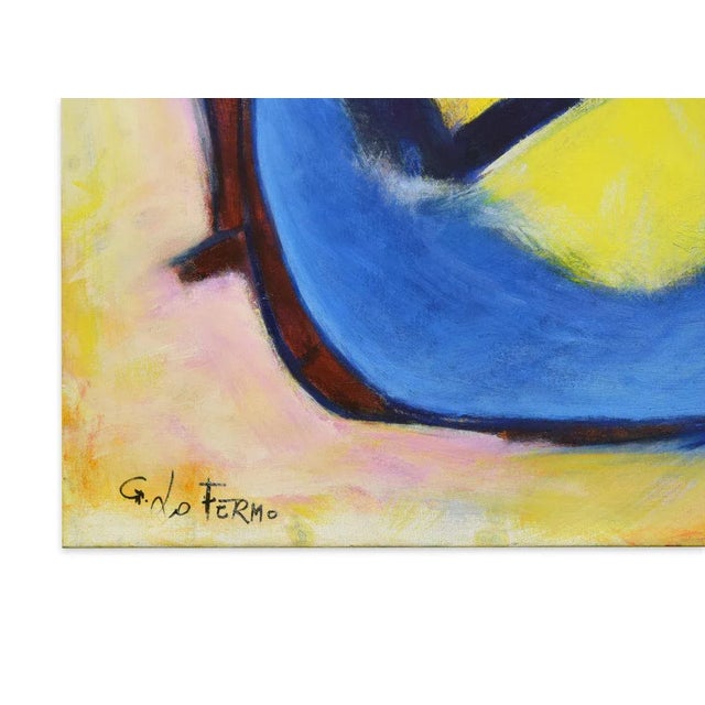 Post-Cubism is an original artwork realized by Giorgio Lo Fermo in 2016. Original colored oil and acrylic painting on...