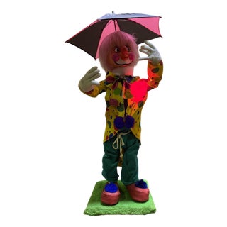 Illuminated Clown Automaton, 1980s For Sale