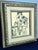 Mid-Century Figural Seated Woman Ink Drawing in Ornate Gold Gilt Frame For Sale - Image 11 of 11
