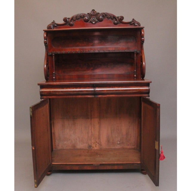 Antique Mahogany Chiffonier, 1850 For Sale - Image 6 of 12