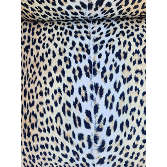 Late 20th Century Whimsical Lacquered Spindle Armchair Upholstered in Panthere De Somalie by Pierre Frey For Sale - Image 11 of 11