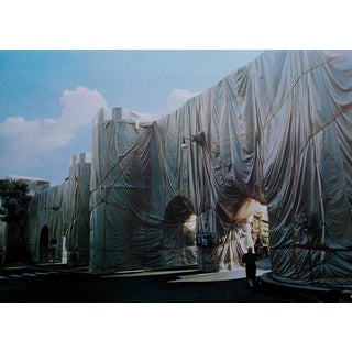 Christo and Jeanne-Claude, The Wall, Wrapped Roman Wall, 1970s, Photolithograph For Sale
