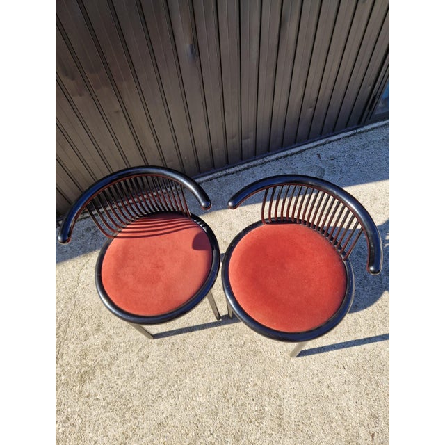 Wood Circo Chairs by Jutta & Herbert Ohl for Lübke, 1980s, Set of 2 For Sale - Image 7 of 10