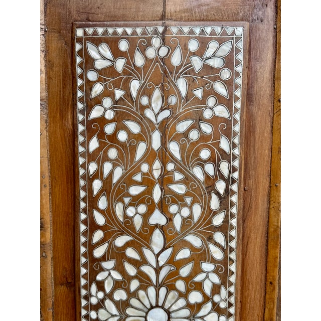 Mid 19th Century Mother of Pearl Inlaid Dresser With Marble Top For Sale In Los Angeles - Image 6 of 7