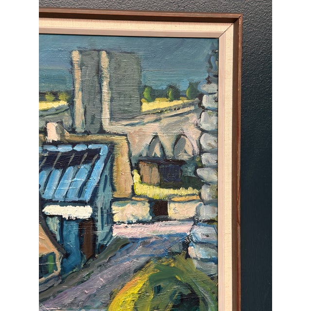 Mats Ahlberg, Northern District, Visby, 1960s, Oil on Panel, Framed For Sale - Image 13 of 18