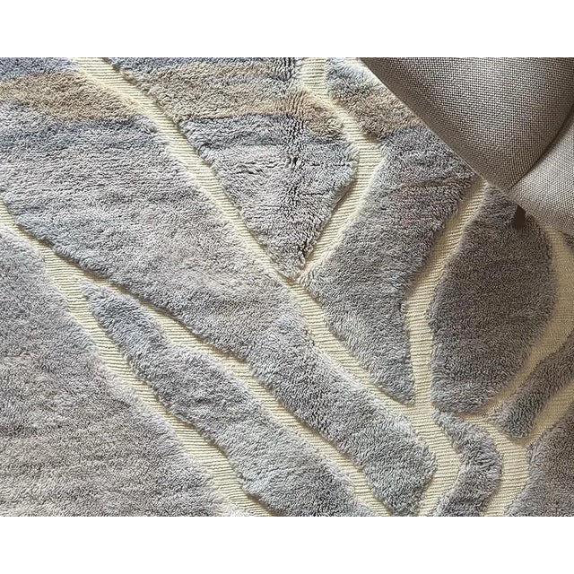 Hand-Knotted Wool Premium Rug by Azele Studio For Sale - Image 4 of 10
