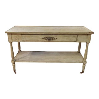 20th Century French Provincial Serving Table For Sale
