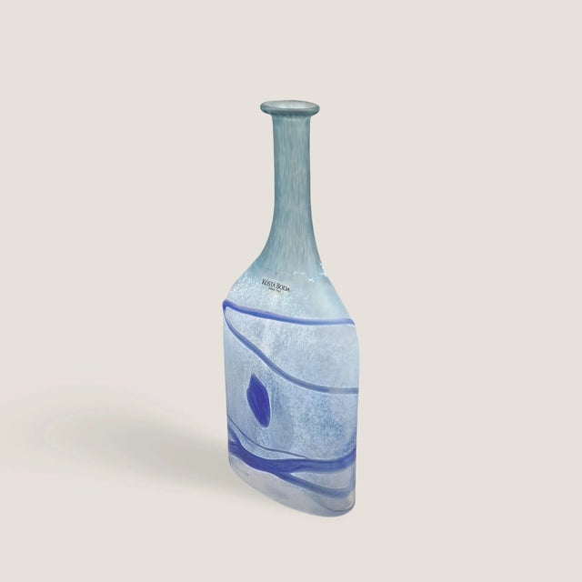 1980s Blue Glass Galaxy Vase by Bertil Vallien for Kosta Boda, Sweden, 1980s For Sale - Image 5 of 16