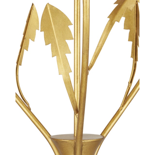 2020s Currey & Company Dandelion Silver & Gold Pendant For Sale - Image 5 of 6