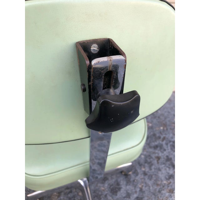 Mid Century Reliance Rolling Adjustable Pneumatic Exam Stool | Chairish