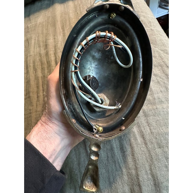 American Antique Brass Wall Sconce For Sale - Image 3 of 6