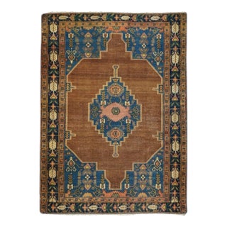 Antique Senneh Rug 3'6'' x 4'8'' For Sale