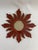 1950s French Petite 11" Giltwood Sunburst Wall Mirror For Sale - Image 11 of 18